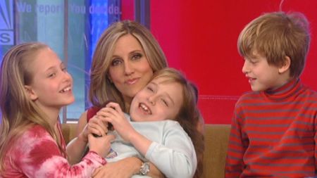 Alisyn Camerota caught on camera when she brought her kids to the studio.
